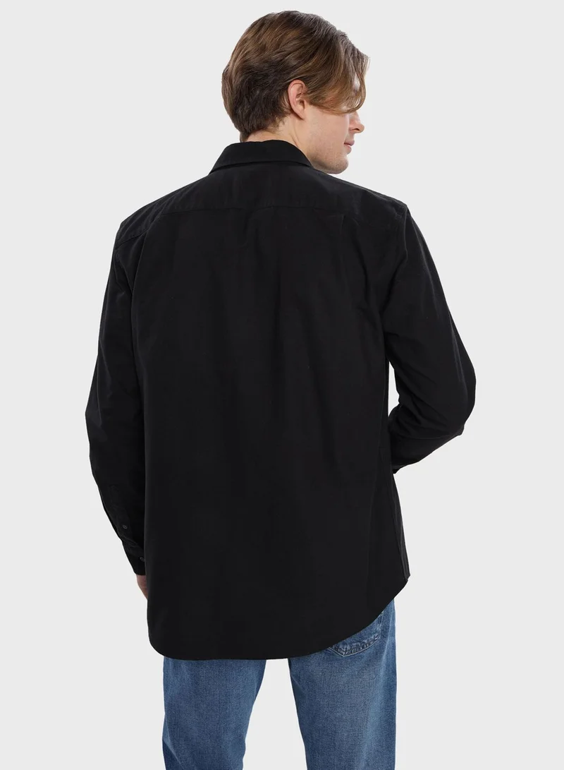 امريكان ايجل Regualr Fit Button Up Oxford Shirt