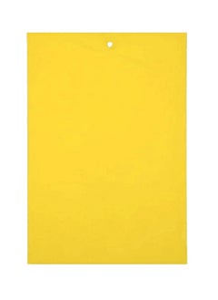 HOMESTAR 10 Pcs Yellow Sticky Fly Paper Stickers, Sticky Fly Catchers Dual Side, Waterproof, for Insect Against Fungus Gnats, Whiteflies, Aphids, Leafminers, Etc  - Image 1