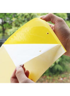 HOMESTAR 10 Pcs Yellow Sticky Fly Paper Stickers, Sticky Fly Catchers Dual Side, Waterproof, for Insect Against Fungus Gnats, Whiteflies, Aphids, Leafminers, Etc  - Image 4