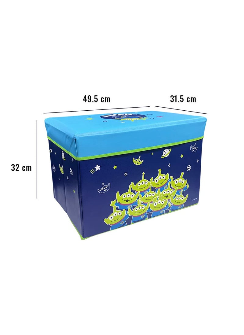 Sterling - Sterling Small Stool for Living Room,Stools for Sitting, Kids storage box, Storage Stools for living room, Sitting, Storage Boxes for Toys - Alien Stool (49.5 x 32 x 31.5 cm) - Image 1