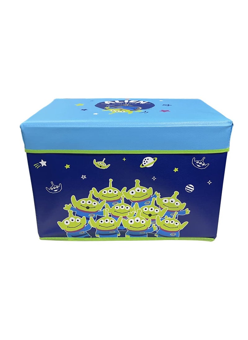 Sterling - Sterling Small Stool for Living Room,Stools for Sitting, Kids storage box, Storage Stools for living room, Sitting, Storage Boxes for Toys - Alien Stool (49.5 x 32 x 31.5 cm) - Image 1