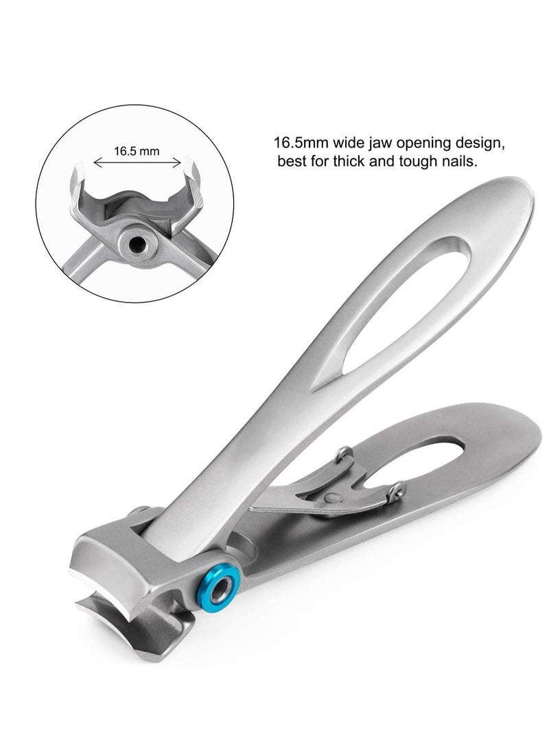 KASTWAVE Nail Clippers Wide Jaw Opening Nail Clippers for Thick Nail Extra Large Toenail Clippers - Image 4