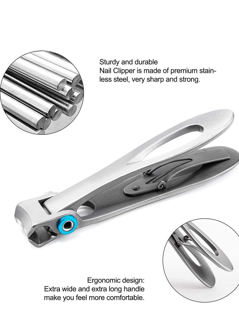 KASTWAVE Nail Clippers Wide Jaw Opening Nail Clippers for Thick Nail Extra Large Toenail Clippers - Image 2