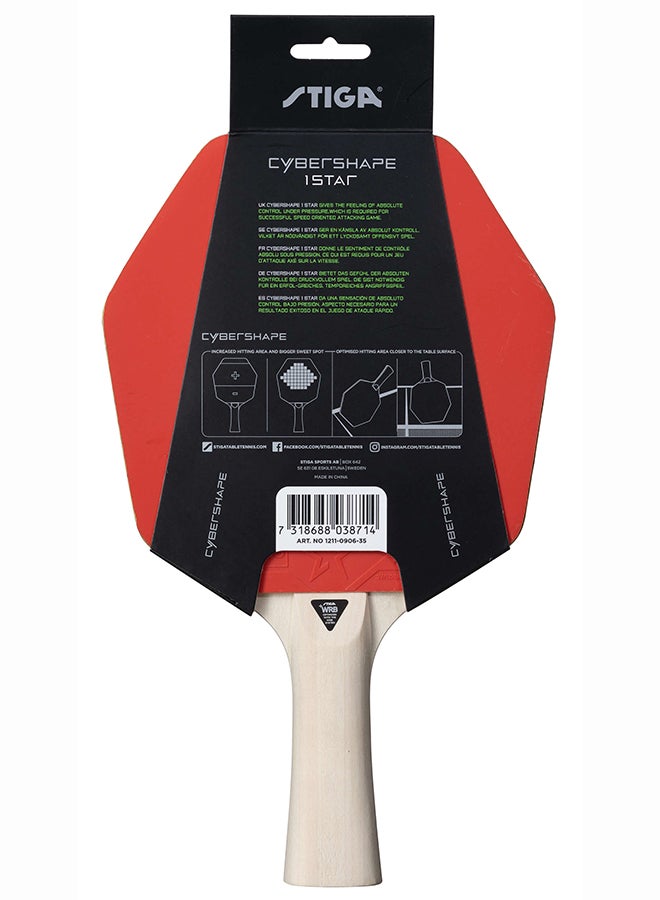 Stiga Cybershape 1-Star Table Tennis Bat - Image 5