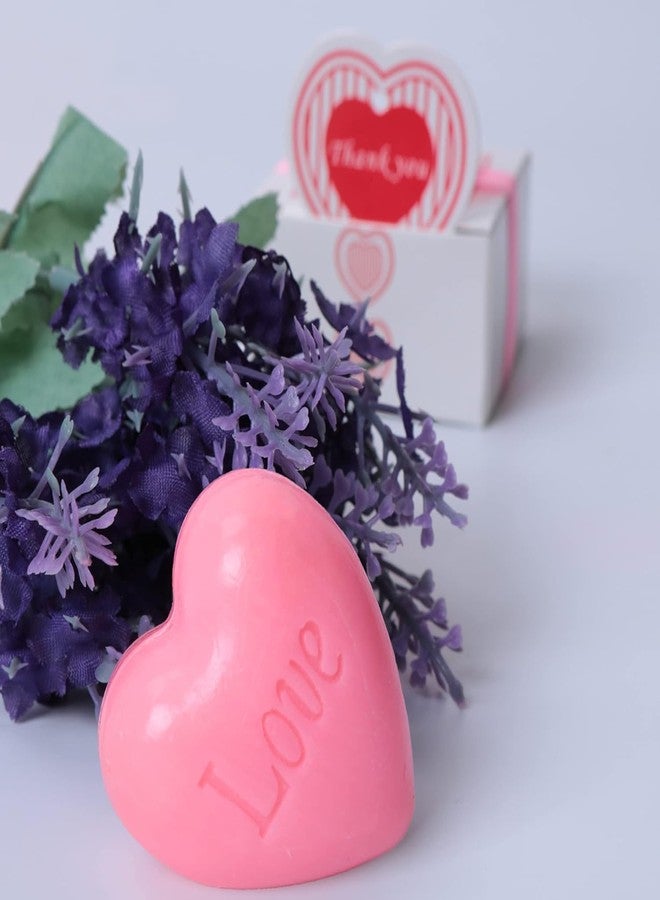 AIXIANG 24 Pink Love Heart Soap Favors for Guests, Party Souvenirs Tokens Keepsakes Giveaways, Wedding Party Favors for Guests, Bridal Shower Gift Favors, Baby Shower Favors for Guests - Image 4
