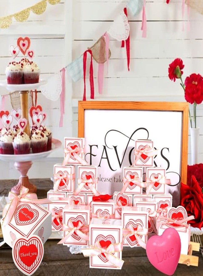 AIXIANG 24 Pink Love Heart Soap Favors for Guests, Party Souvenirs Tokens Keepsakes Giveaways, Wedding Party Favors for Guests, Bridal Shower Gift Favors, Baby Shower Favors for Guests - Image 3