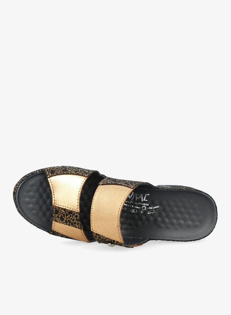 VITAL 148-998 Vital Ladies Sandals Cara - Cavour/Metallic 82006AS46325 gold - Image 2