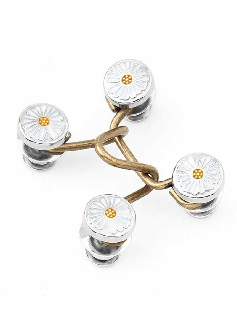 Y&D Adjustable Nail-Free Waist Buckle, Buckle Extender Set Jeans Button for Pants Jeans, The Best Tool to Tighten and Skirts 3  - Image 4