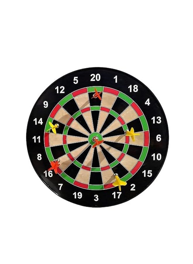 Smartcraft Smartcraft Magnetic Dartboard with 6 Soft Darts Family Indoor & Outdoor Fun Games, Dart Board Set (Multicolour-Large)  - Image 1