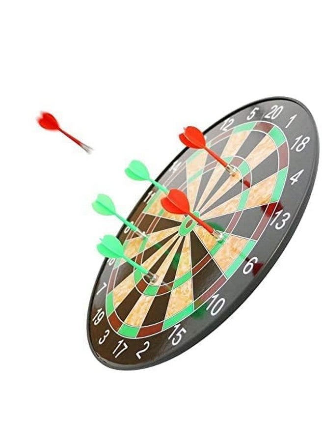 Smartcraft Smartcraft Magnetic Dartboard with 6 Soft Darts Family Indoor & Outdoor Fun Games, Dart Board Set (Multicolour-Large)  - Image 2