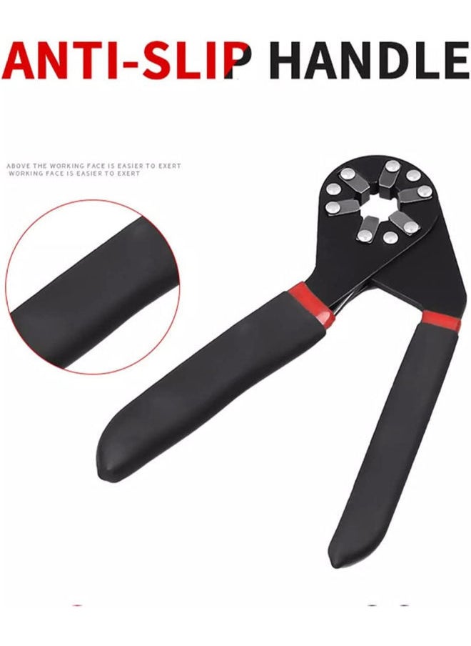 Generic - Tools 8 Inch Bionic Adjustable Wrench | 14 Wrenches in 1 | Grabs Bolt On All Six Sides | Patented Design Multiplies Gripping Force | Great Gifts for Men, Dad, Gadgets for men - Image 1