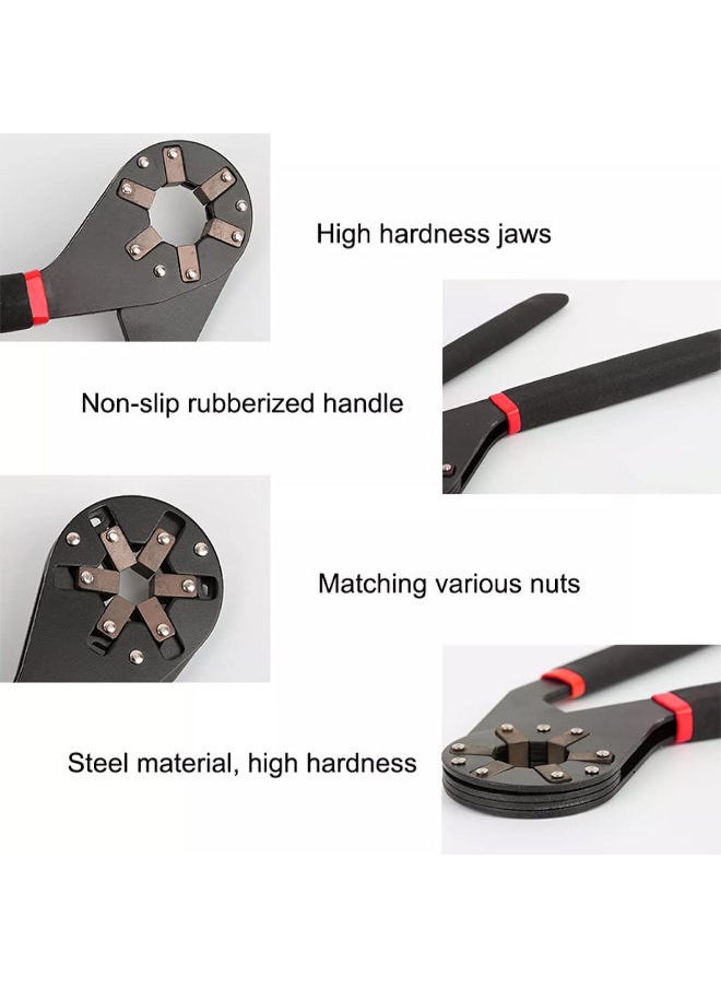 Generic - Tools 8 Inch Bionic Adjustable Wrench | 14 Wrenches in 1 | Grabs Bolt On All Six Sides | Patented Design Multiplies Gripping Force | Great Gifts for Men, Dad, Gadgets for men - Image 1
