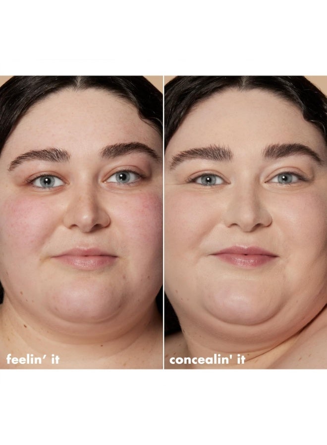 إلف كونسيلر مرطب مموه، خفيف الوزن، تغطية كاملة، يدوم طويلاً، يخفي العيوب ويصححها، بلمسة نهائية ساتانية (دافئ فاتح) - Image 4