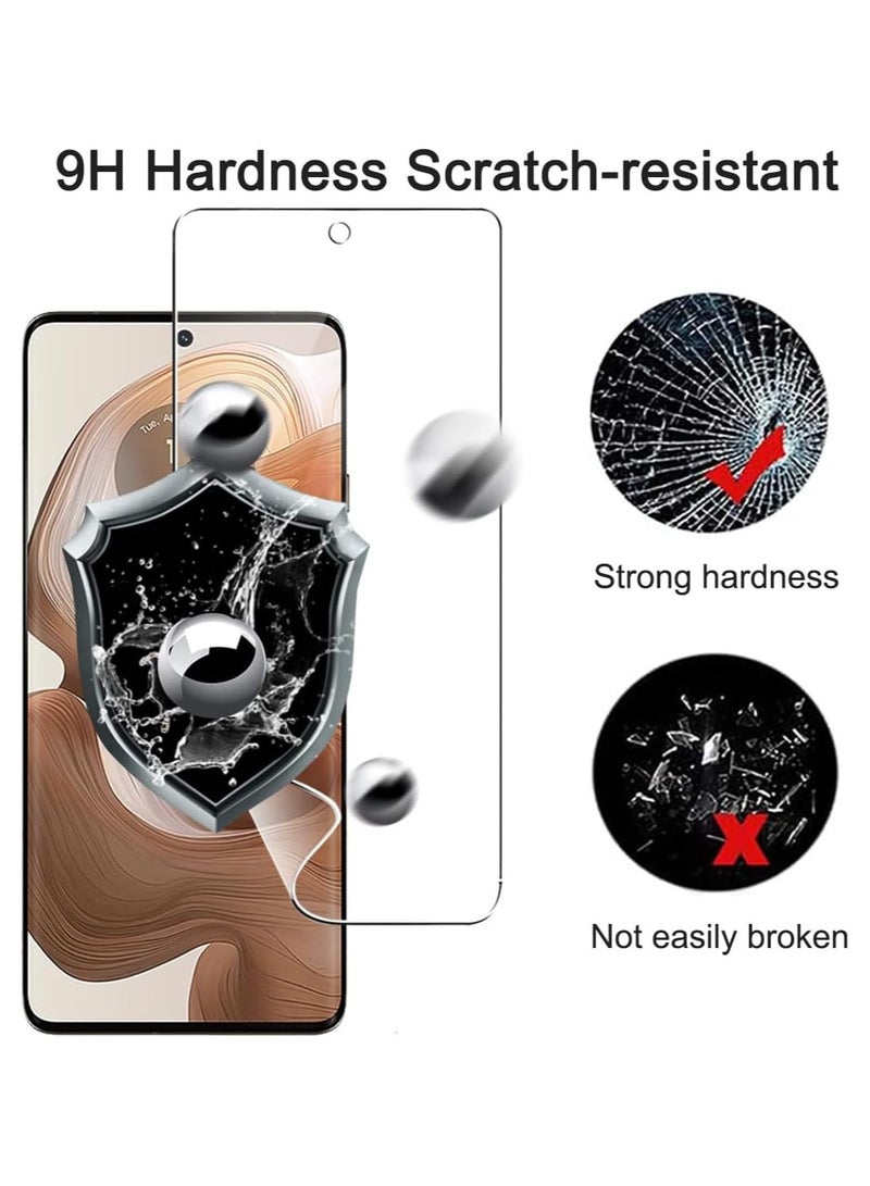 general Screen Protector Compitable with Motorola Moto Edge 50 Ultra, [3 Pack] HD TPU Soft Film - Anti-Scratch No Bubbles Anti-Fingerprint - Image 4
