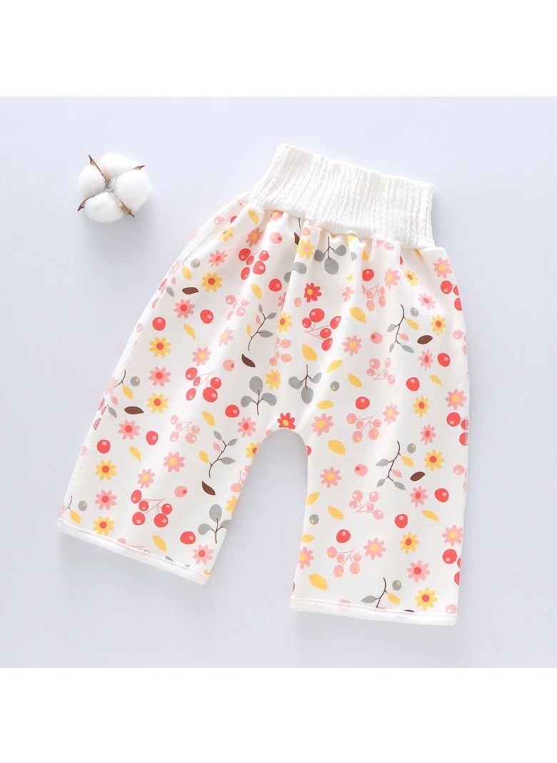 Loquat 1Pcs Cotton Baby Pants Waterproof Underwear For Pee Nappy Diaper Pants Potty Training  - Image 1
