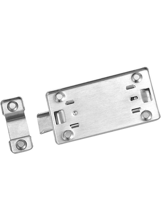 Generic Sliding Latch Lock 2pcs Stainless Steel Latch Sliding Door Lock Door Bolt with Screw Bolt Lock for Doors Windows 2 inches  - Image 3
