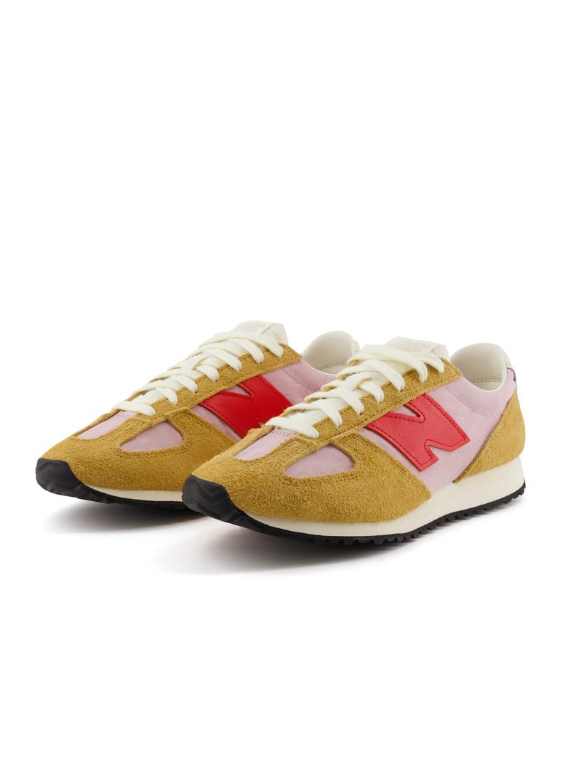 New Balance 471 Casual Athlesiure/Colorblock Sneakers Shoes Yellow/Pink/Red For Women/Men/Students - Image 2