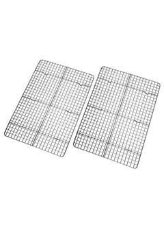 Checkered Chef Checkered Chef Cooling Rack for Cooking and Baking - 11 ¾" x 17 Set of 2 Stainless Steel, Oven Safe Grid Wire Cookie Cooling Racks  - Image 1