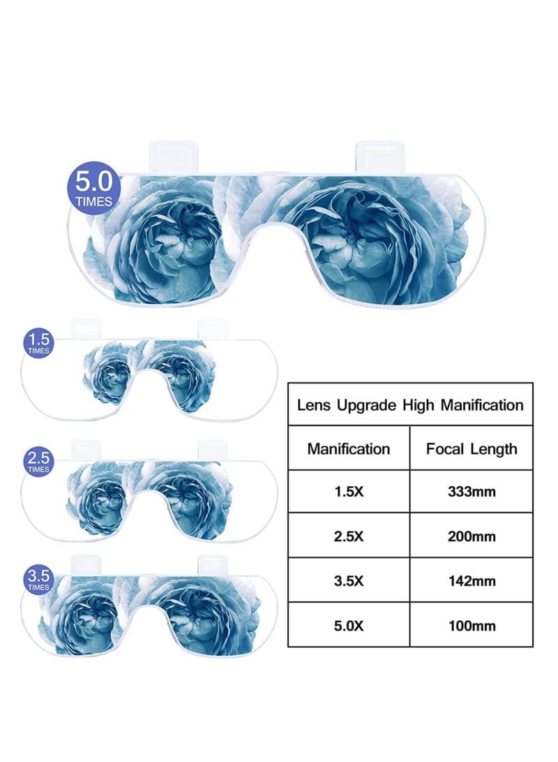 Captaintech USB Rechargeable Head Magnifier with LED Light Interchangeable Lenses 15X 25X 35X 50X Perfect for Jewelry Crafts and Hobbies - Image 5