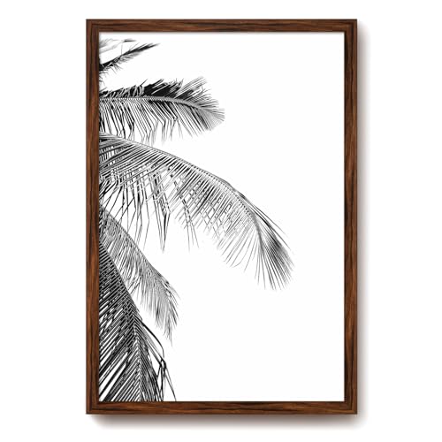 euwazram Rustic Walnut 16x24 Frame - Single Frame, 16 x 24 Poster Frame for Artwork, Puzzles, Photos and Movie Posters Picture Frames, Perfect Christmas Frame - Image 1