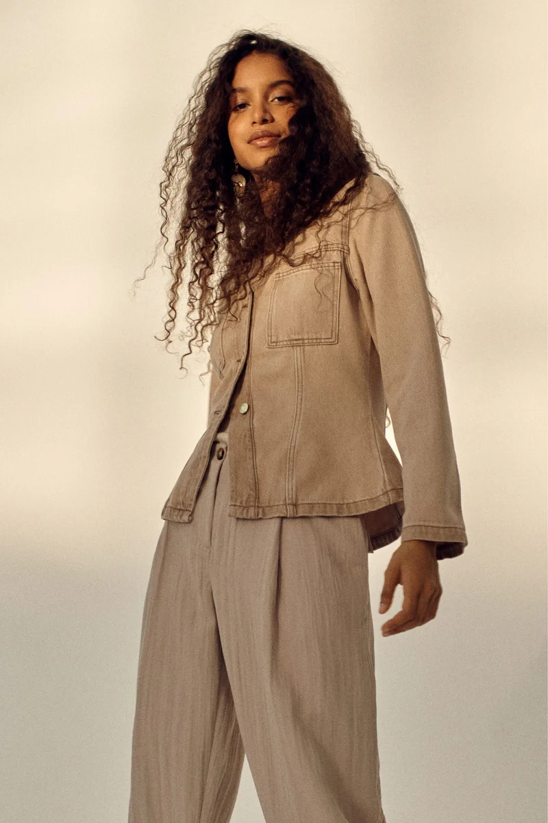 اتش اند ام جاكيت دنيم ضيق