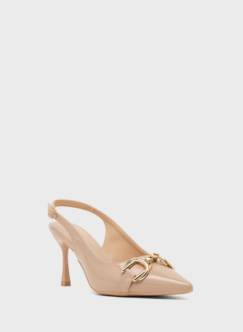 ELLA High Heeled Sling Back Pump - Image 2