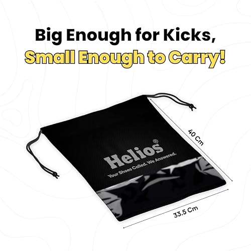 Helios® Shoe Bag | for Travel Bag for Man & Women | Shoes Cover for Storage at Home Gym | Reusable Travelling Accessories Organizer Pouch Travel Essentials |Footwear Bags for Travelling (Pack of 5) - Image 5
