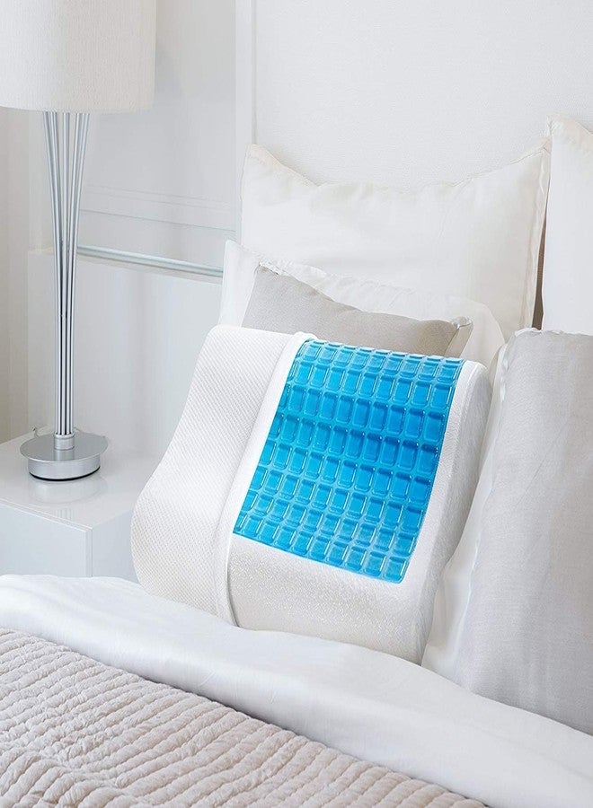 RENEWA Cool Gel Cervical Pillow for Neck Pain Spondylitis Neck, Orthopedic Memory Foam Pillow for Sleeping, Neck Support Contour Pillow Pain Relief Sleep Improves Posture Spinal Alignment - Image 5