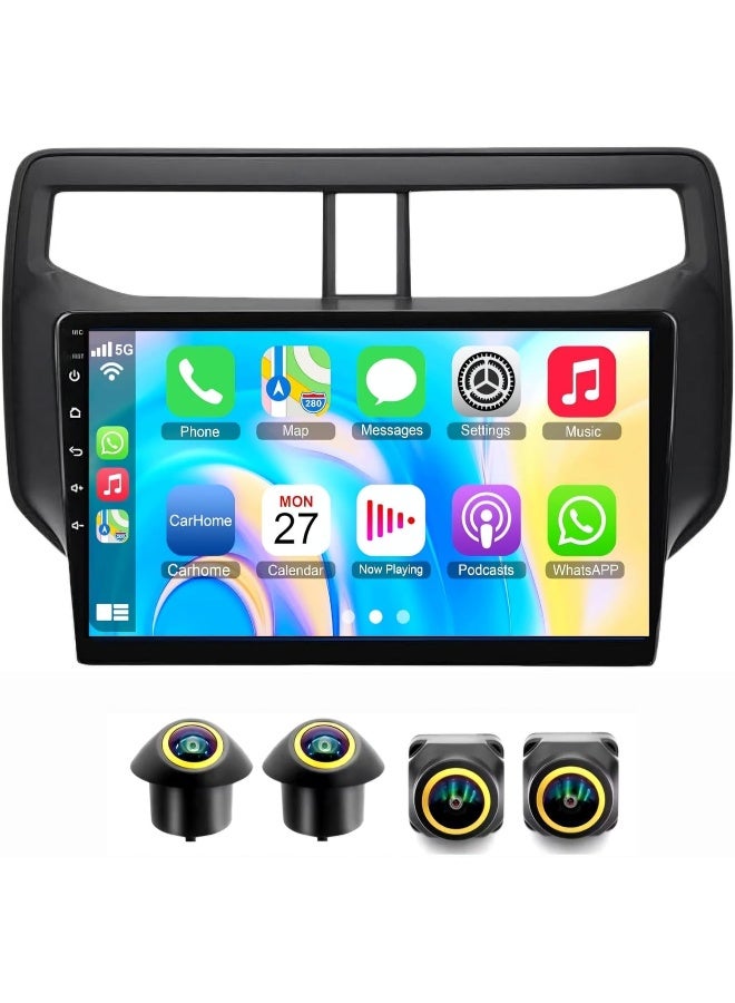 فيريكس ستيريو سيارة تويوتا راش شاشة أندرويد راش 2017-2025 مع أبل كار بلاي أندرويد أوتو لاسلكي واي فاي DSP FM&AM BT AHD كاميرا متضمنة واجهة سريعة (4 + 32 جيجابايت 360D كاميرات) - Image 1