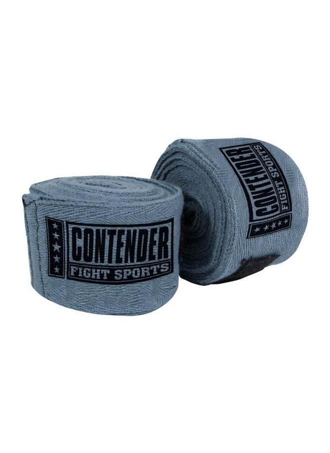 Contender Fight Sports - Classic Weave Handwraps, Grey - Image 1