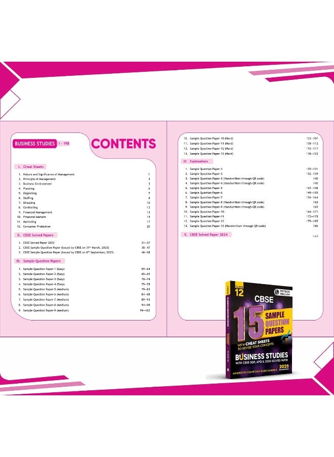 null - PW CBSE | Class 12 | 15 Sample Question Papers Business Studies for 2025 Exam | Competency-Based Learning | PYQ 2024 with Topper's Explanations, CBSE SQP & CBSE Practice Questions - Image 1