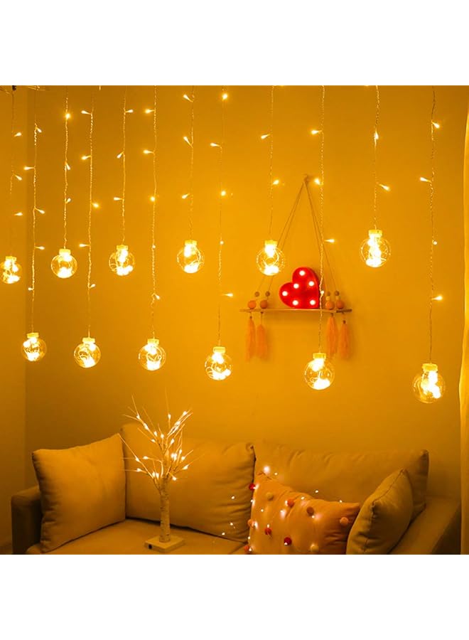 erorex Led Copper Wire Globe Bulb Wishing Ball Curtain Light - Image 1