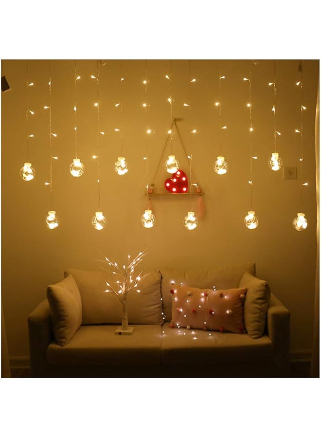 erorex Led Copper Wire Globe Bulb Wishing Ball Curtain Light - Image 2