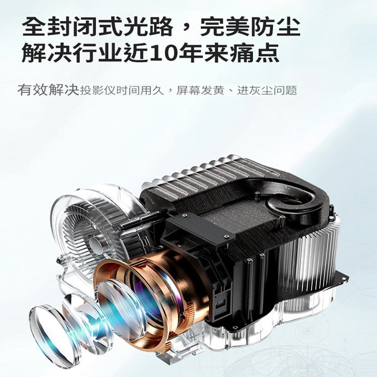 Closed Dust-Free Autofocus Mini Projector Ultra-Clear Smart Home Home Theater Bedroom Projector - Image 4
