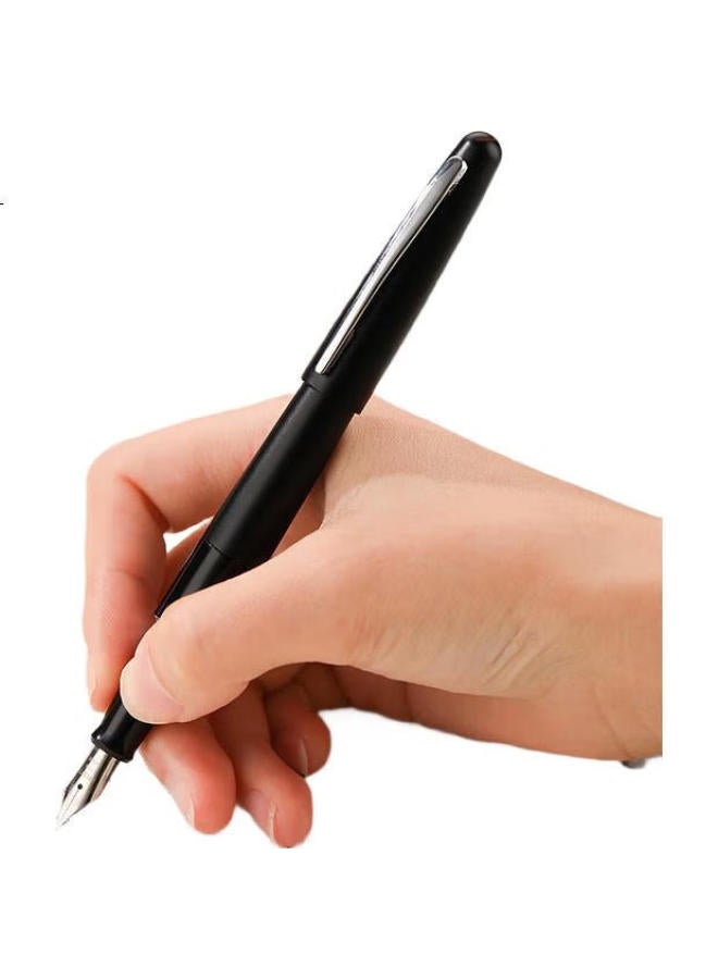 Pilot 88G Fountain Pen, Metal Signature Pen, Ink Metropolitan Series Set, Fpmr1 Fountain Pen, Student Calligraphy Practice, Graduation Gift, Black Plain Pattern F Nib - Image 3