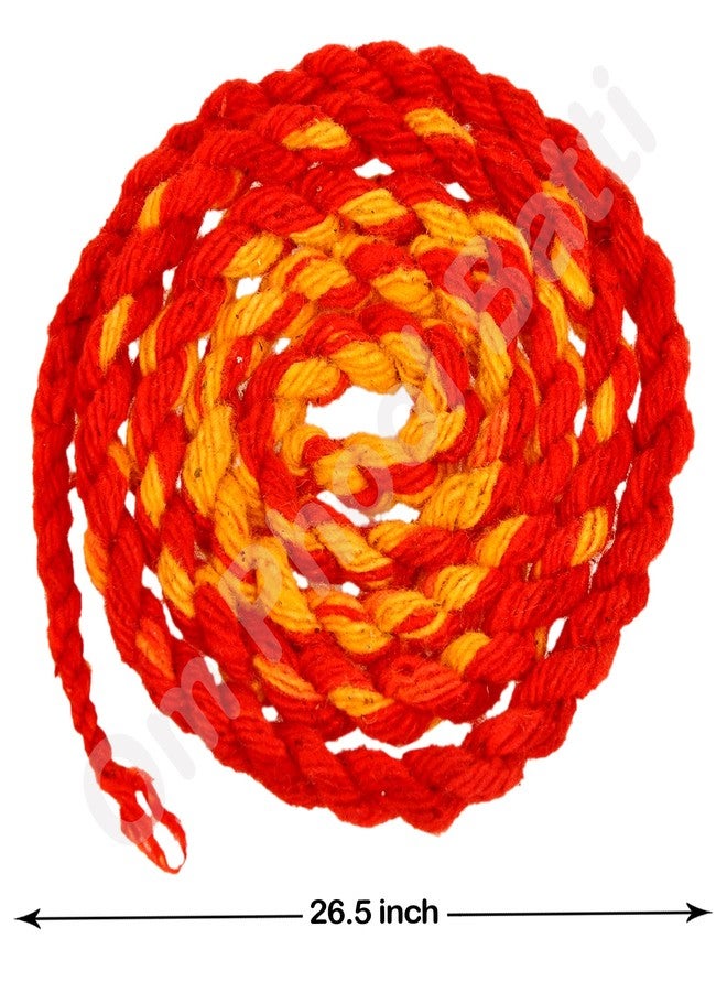 Om Phool Batti Twisted Cotton Long Wicks for Akhand Jyot, Diya Batti for Long Lasting Puja/Aarti, (Pack of 12, White) - Image 4