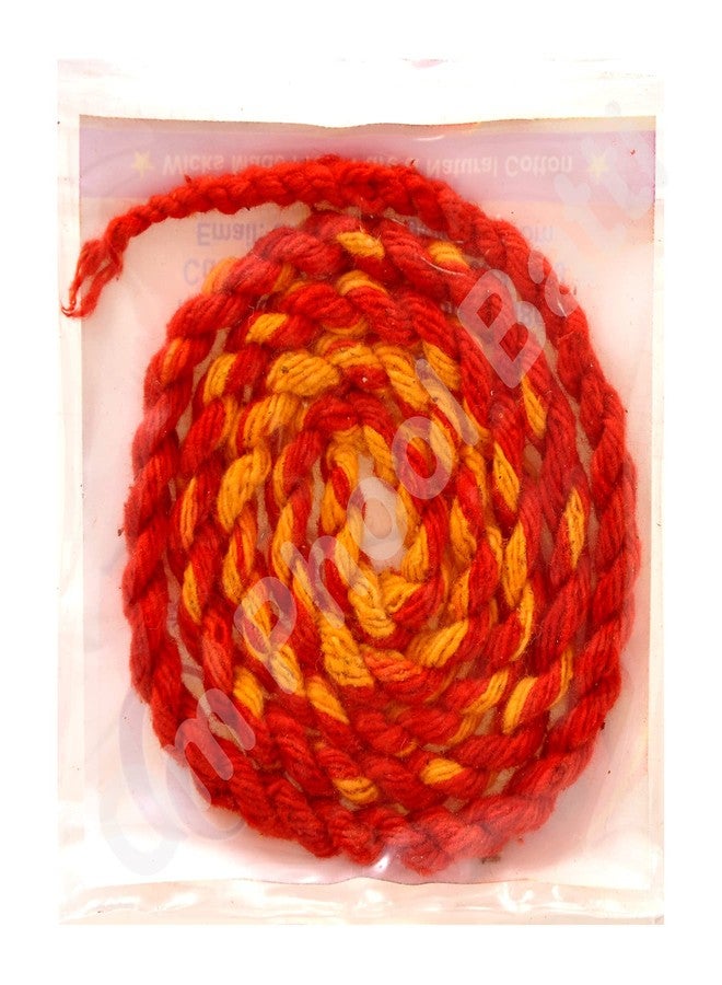 Om Phool Batti Twisted Cotton Long Wicks for Akhand Jyot, Diya Batti for Long Lasting Puja/Aarti, (Pack of 12, White) - Image 3