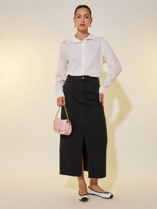 Take Two Take Two Floral Print Oversized Spread Collar Shirts  - Image 3