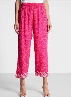 Biba Keyhole Neck Printed Kurti & Pants Set  - Image 4