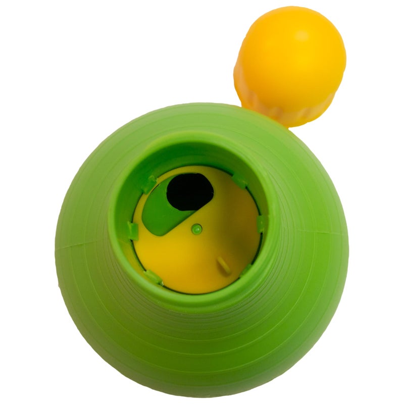 Starmark Bob-A-Lot Interactive Dog Pet Toy, Large, Yellow/Green/Purple - Image 3