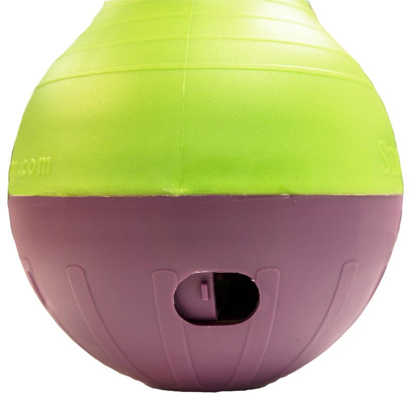 Starmark Bob-A-Lot Interactive Dog Pet Toy, Large, Yellow/Green/Purple - Image 2