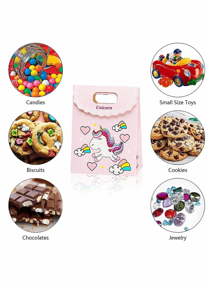 KASTWAVE Paper Gift Bags, Themed Birthday Party Paper Gift Bags, Unicorn Children Gift Paper Bags, Childrens Gift Bags, Baby Shower Party Decorations, Candy Bag (10PCS) - Image 3