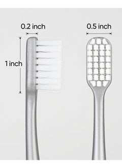 KHAJUL 4 PCS Ultra Soft Nano Toothbrush, for Sensitive Teeth and Gums Care, Extra Soft Silko Toothbrush for People with Braces, Good Cleaning Effect, for Sensitive Teeth Oral Gum Recession (Multicolor)  - Image 2