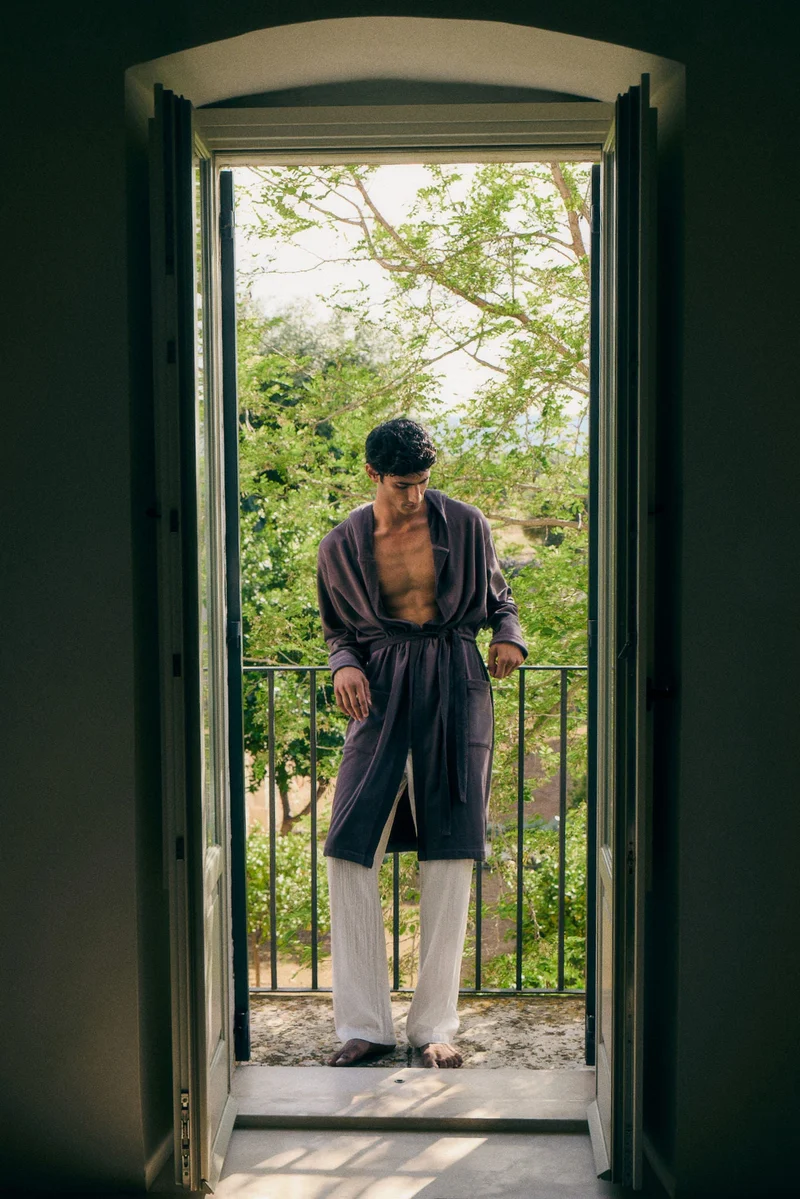 H&M Velour dressing gown