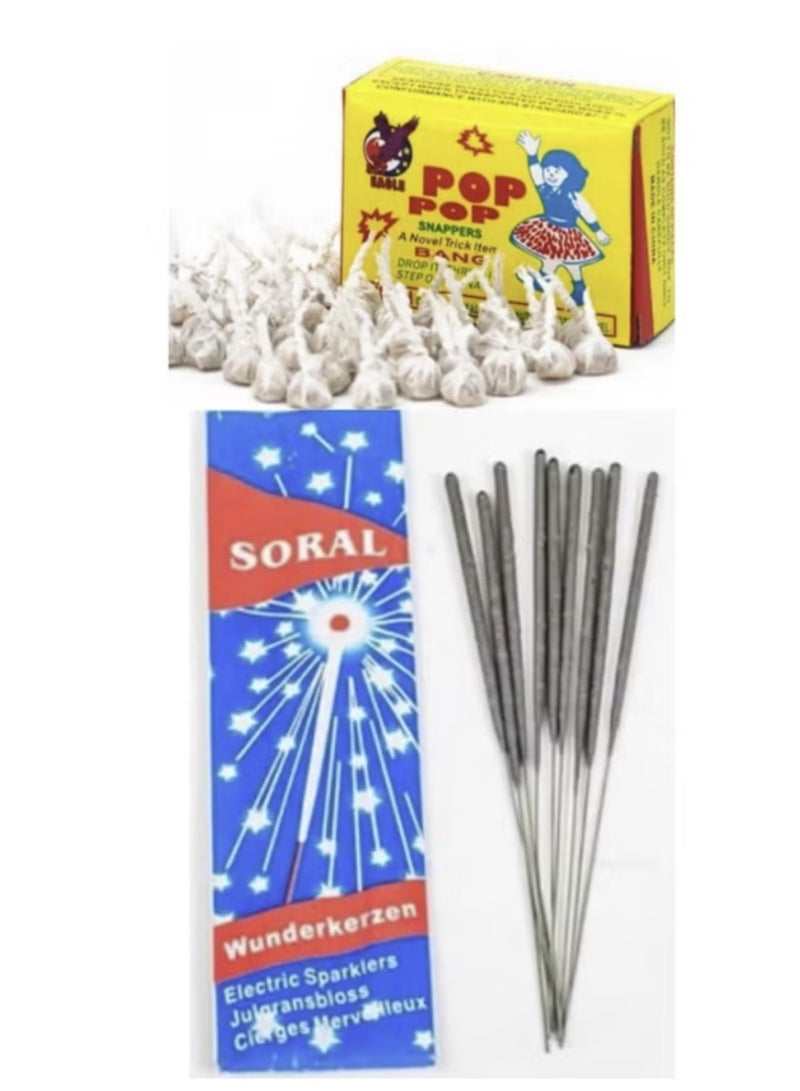 Party Poppers And Candles