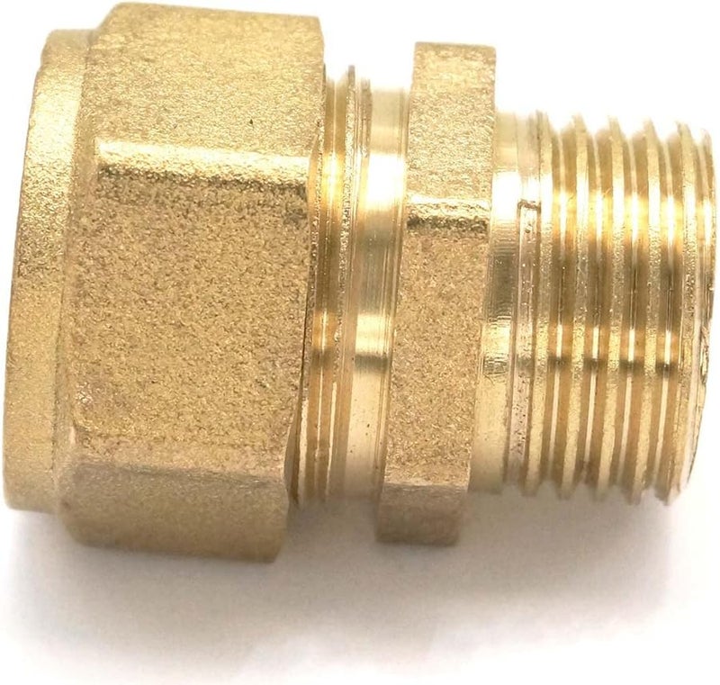Brass PEX AL PEX Pipe Fitting 20x25mm 1 2 Inch BSP Male For Solar Water Heater - Image 4