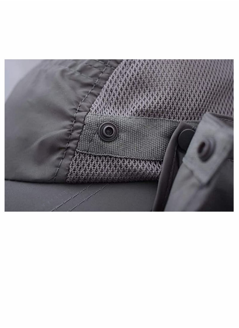 Y&D Sport Hat, 50 Protection Outdoor Multifunctional Flap Cap Sun Shield Mask Perfect Hat Baseball cap Unisex Unstructured Foldable Long Large  - Image 4