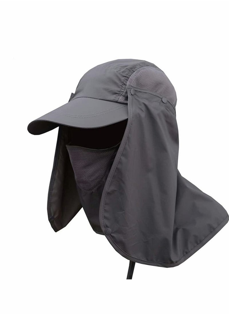 Y&D Sport Hat, 50 Protection Outdoor Multifunctional Flap Cap Sun Shield Mask Perfect Hat Baseball cap Unisex Unstructured Foldable Long Large  - Image 1