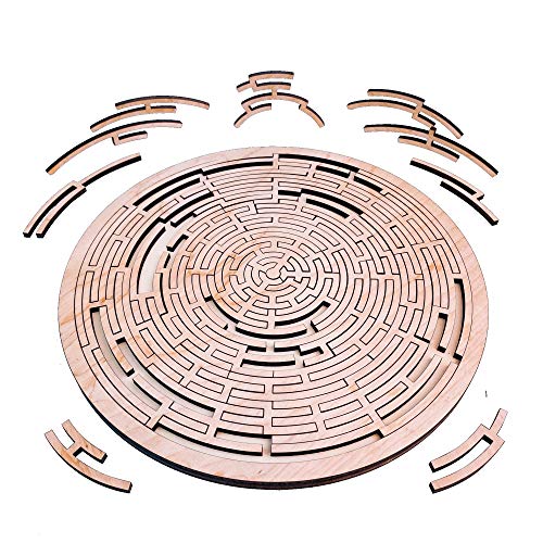 Torched MindBending Continuum Wooden Jigsaw Puzzle Difficult Hard Tough Puzzles for Adults 100 Pieces 113 x 113 - Image 1