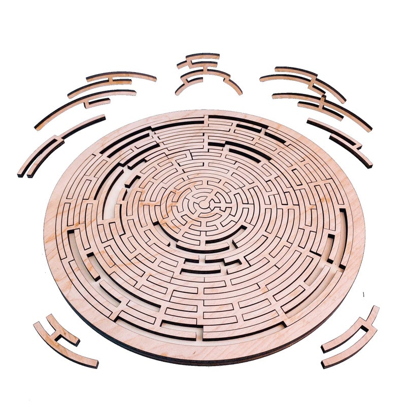 Torched MindBending Continuum Wooden Jigsaw Puzzle Difficult Hard Tough Puzzles for Adults 100 Pieces 113 x 113 - Image 3
